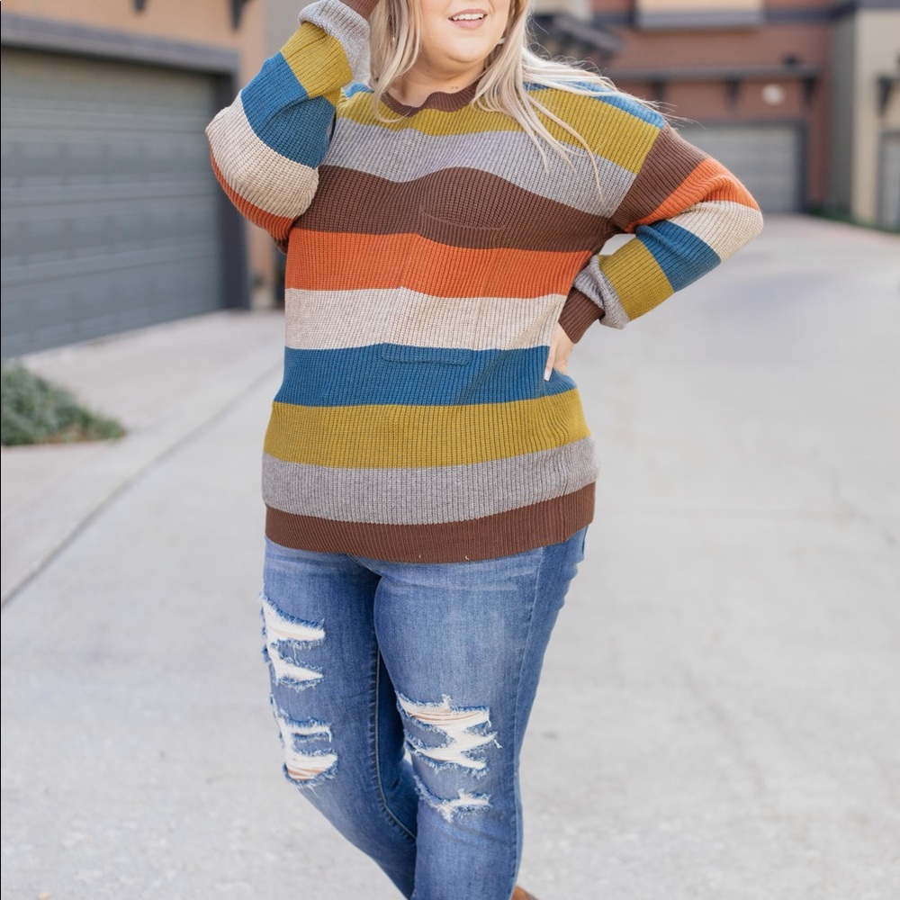 Summoning Fall Striped Sweater - Picture 11 of 14